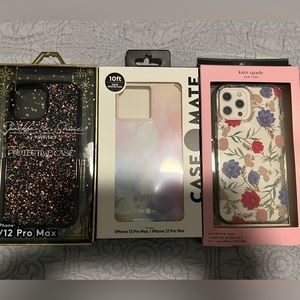 Lot of 3 IPhone 12 or 13 Pro Max Cases